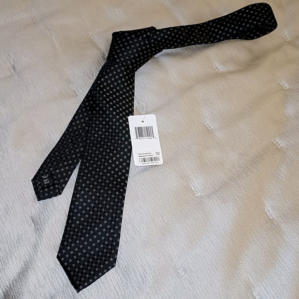 Black Silk Tie